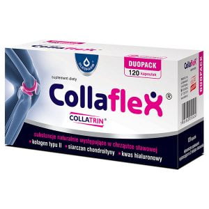 COLLAFLEX 120 tabletek STAWY KOLAGEN KWAS HIALURONOWY Zdrowie