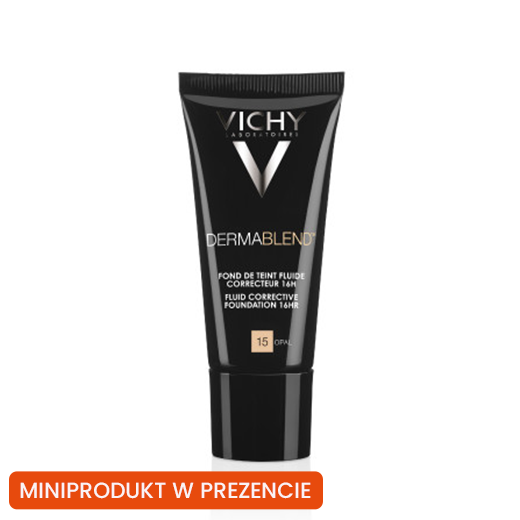 VICHY Dermablend Fluid Korygujący Podkład o Przedłużonej Trwałości 15 Opal SPF 28