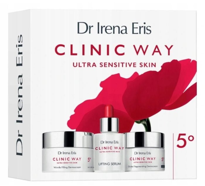 DR IRENA ERIS Clinic Way Stopień 5 krem do twarzy + krem na noc + dermoserum liftingujące TWARZ