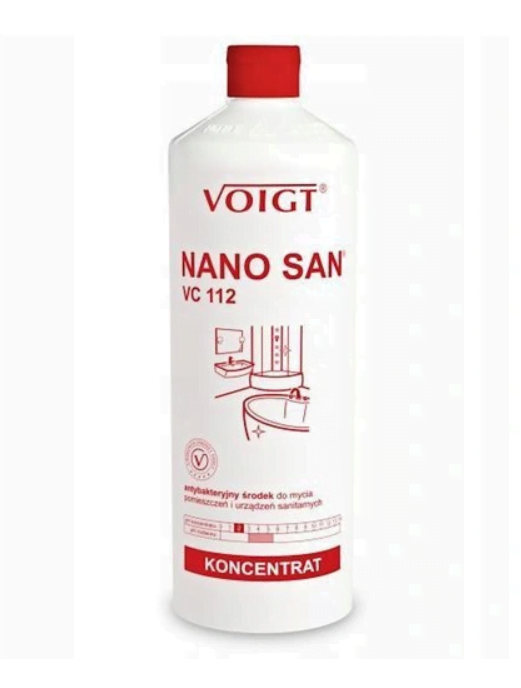 VOIGT Nano San antybakteryjny środek do mycia pomieszczeń sanitarnych, koncentrat 1L Sprzątanie
