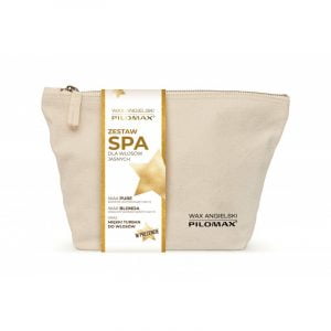WAX Pure szampon oczyszczający + Blonda maska + miękki turban ZESTAW SPA dla włosów jasnych Szampony