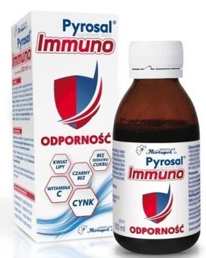 HERBAPOL PYROSAL IMMUNO syrop bez cukru na odporność, 100ml Suplementy