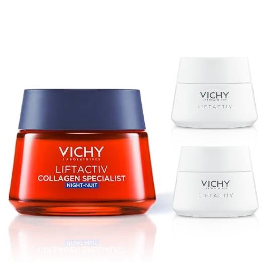 przeciwzmarszkowy krem na noc vichy Collagen
