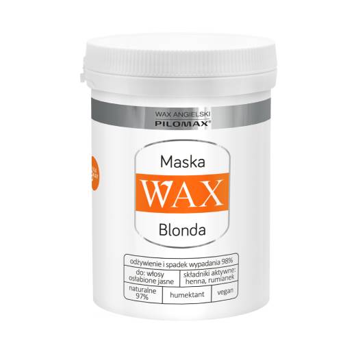 WAX Pilomax Blonda maska regenerująca do włosów jasnych i skóry głowy, 240ml