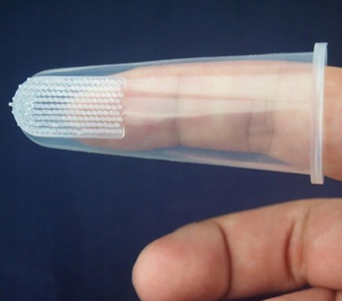 CANPOL silikonowa szczoteczka do zębów na palec dla niemowląt Akcesoria higieniczne