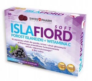 Swiss Pharm Islafiord suplement diety na gardło