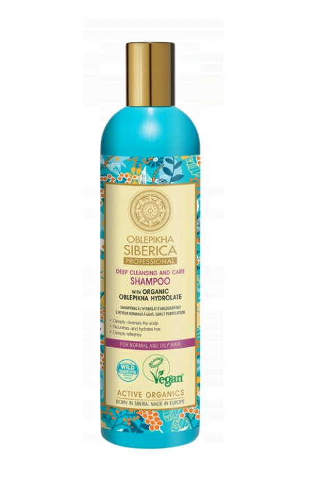 NATURA SIBERICA oczyszczający szampon z rokitnikiem do włosów tłustych, 400ml Szampony