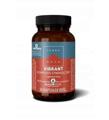 TERRANOVA suplement diety Vibrant, kompleks synergiczny, 50 kapsułek roślinnych Ciało