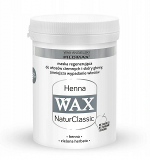 WAX Pilomax Henna regenerująca maska do włosów ciemnych i skóry głowy, 240ml Maski