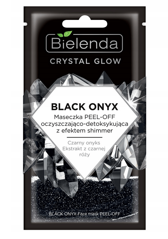 BIELENDA Crystal Glow maseczka do twarzy peel-off Black Onyx MASECZKI