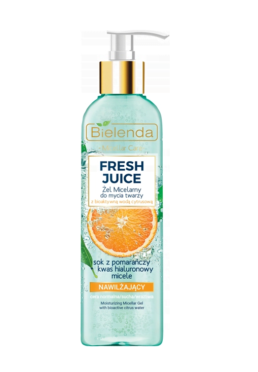 BIELENDA Fresh Juice żel micelarny do mycia twarzy, 190ml DEMAKIJAŻ I OCZYSZCZANIE