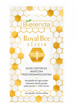 BIELENDA Royal Bee silnie odżywcza maseczka przeciwzmarszczkowa, 8g MASECZKI