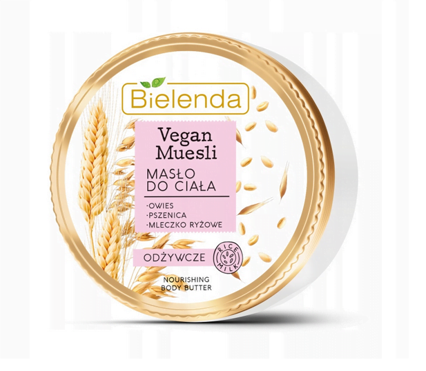BIELENDA Vegan Muesli odżywcze masło do ciała, 250ml Balsamy, Olejki i Emulsje
