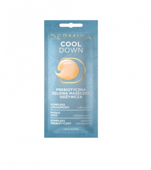 DERMIKA Cool Down prebiotyczna żelowa maseczka odżywcza do twarzy, 10ml MASECZKI