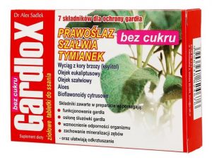 Gardlox ziołowe tabletki na gardło