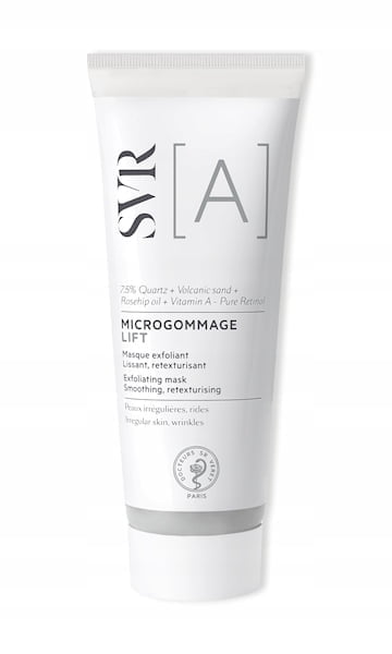 SVR A Microgommage Lift maska złuszczająca do twarzy 70g DERMOKOSMETYKI SVR maska złuszczająca