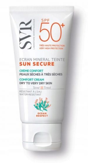 SVR Sun Secure mineralny krem barwiący SPF50+ skóra sucha