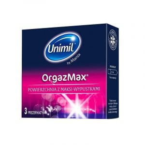 Unimil Orgazmax prezerwatywy z wypustkami