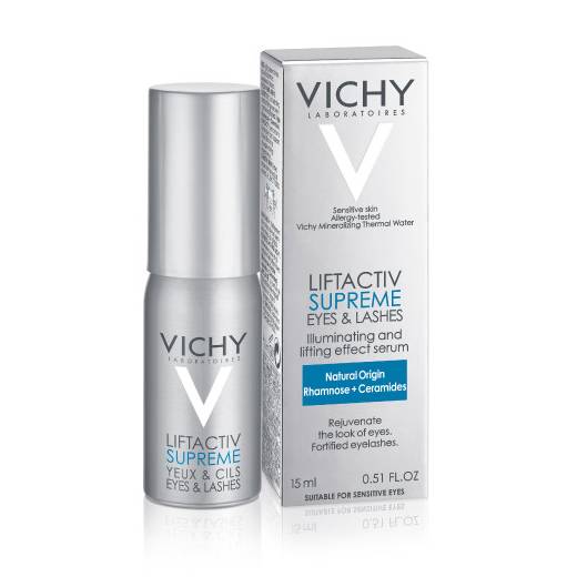 VICHY Liftactiv Supreme serum pod oczy i rzęsy 15ml KREMY I SERUM DO TWARZY VICHY Liftactiv Supreme serum pod oczy i rzęsy 15ml KREMY I SERUM DO TWARZY