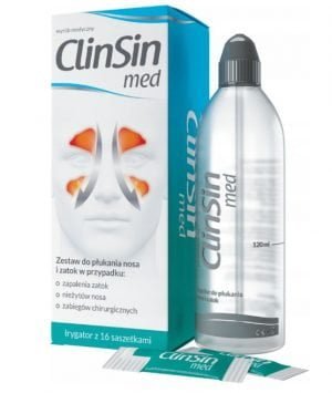 ClinSin Med zestaw do płukania nosa i zatok irygator