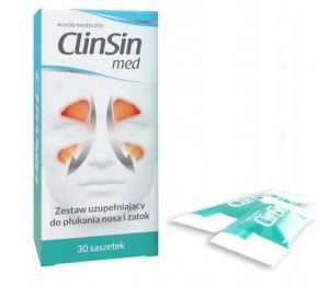 ClinSin zestaw uzupełniający do płukania nosa i zatok 30 saszetek