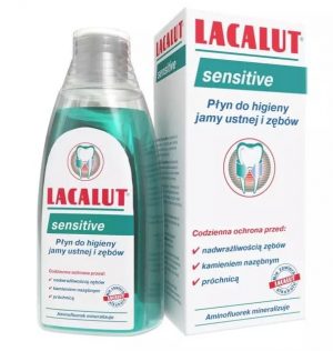 LACALUT Sensitive płyn do higieny jamy ustnej i zębów 300ml