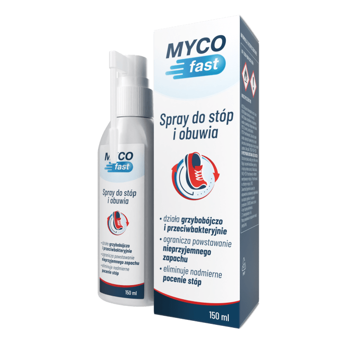 MYCOfast spray do stóp i obuwia odświeżacz 150ml