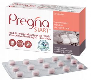 PREGNA Start witaminy dla kobiet planujących ciążę kwas foliowy 30 tabletek