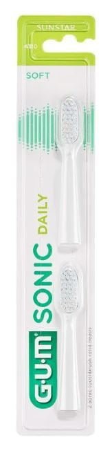 GUM Sonic końcówki do szczoteczki białe