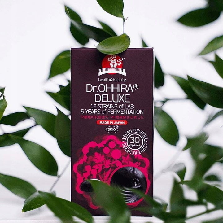 Dr.OHHIRA DeLuxe 12 szczepów bakterii kwasu mlekowego 30 kapsułek UKŁAD POKARMOWY Dr.OHHIRA DeLuxe 12 szczepów bakterii kwasu mlekowego 30 kapsułek UKŁAD POKARMOWY