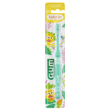 GUM Baby 0+ szczoteczka do zębów dla dzieci miękka JAMA USTNA GUM Baby 0+ szczoteczka do zębów dla dzieci miękka JAMA USTNA