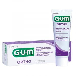 GUM Ortho pasta do aparatu na zębach