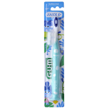 GUM Junior 6+ szczoteczka do zębów soft dla dzieci JAMA USTNA Gum Junior 6+ szczoteczka