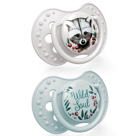 LOVI smoczek uspokajający 3-6m Wild Soul Boy 2 sztuki Uspokajające Lovi Wild Soul Boy smoczek uspokajający