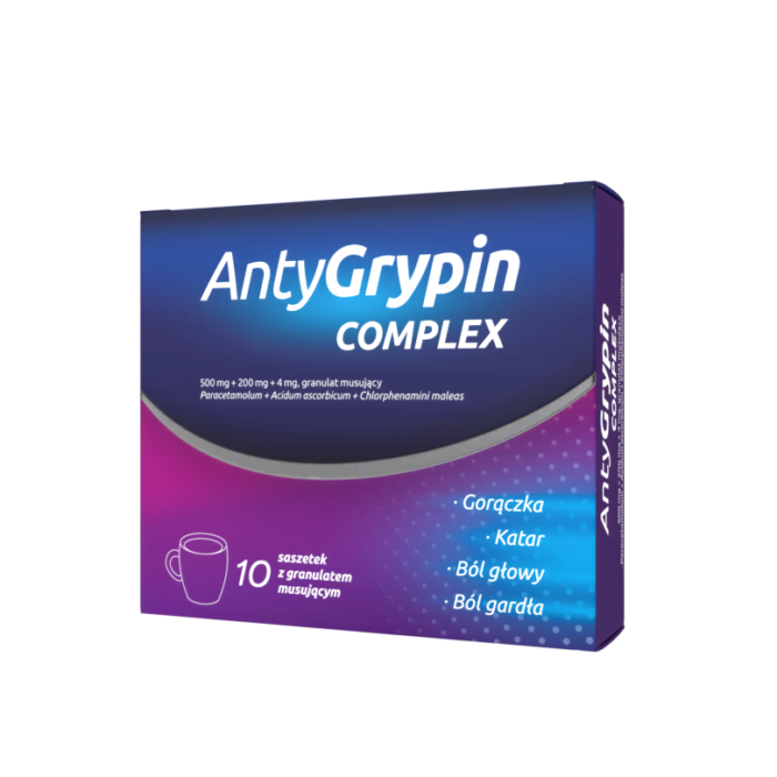 AntyGrypin Complex na przeziębienie 10 saszetek