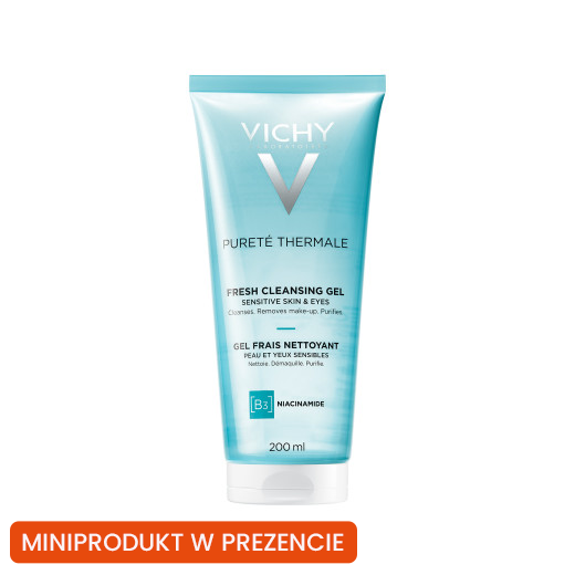 VICHY Purete Thermale żel odświeżający do mycia twarzy 200ml