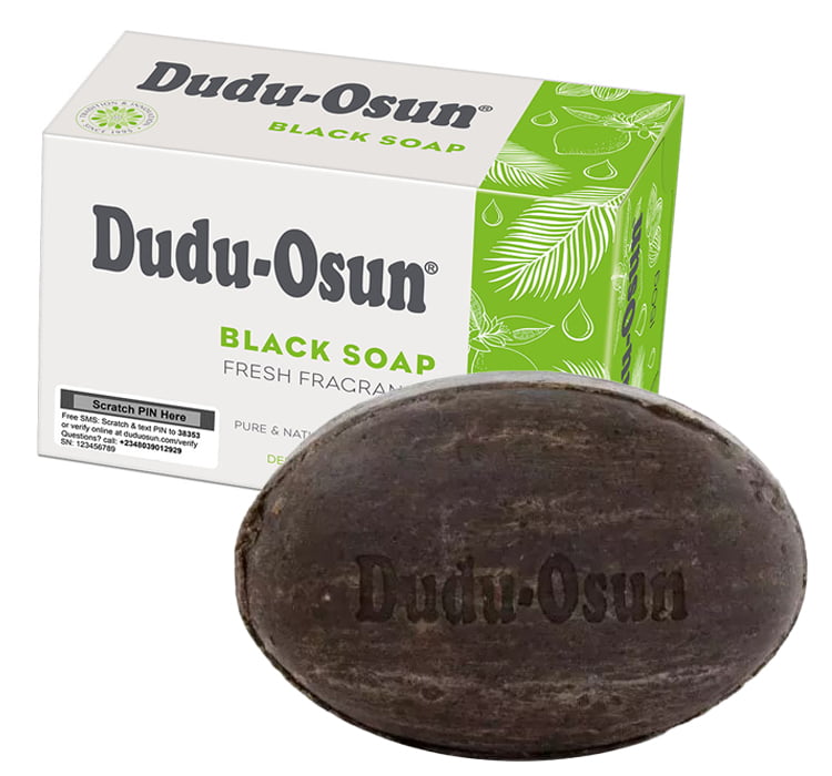 DUDU-OSUN czarne mydło naturalne do twarzy i ciała z Nigerii 150g