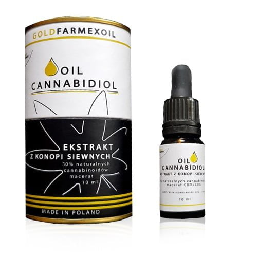 Olejek konopny CBD CBG 30% macerat z konopi 10 ml WITAMINY I MINERAŁY olejek konopny CBD 30%
