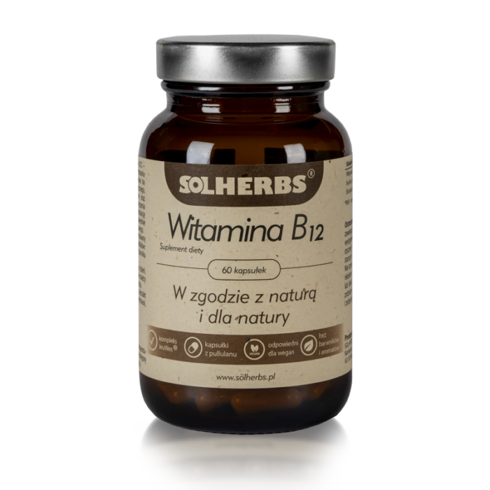 Solherbs witamina B12 60 kapsułek