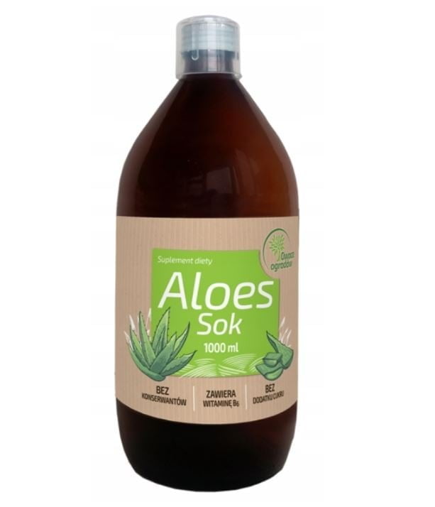 Owoce Ogrodów aloes sok bez konserwantów 1000ml