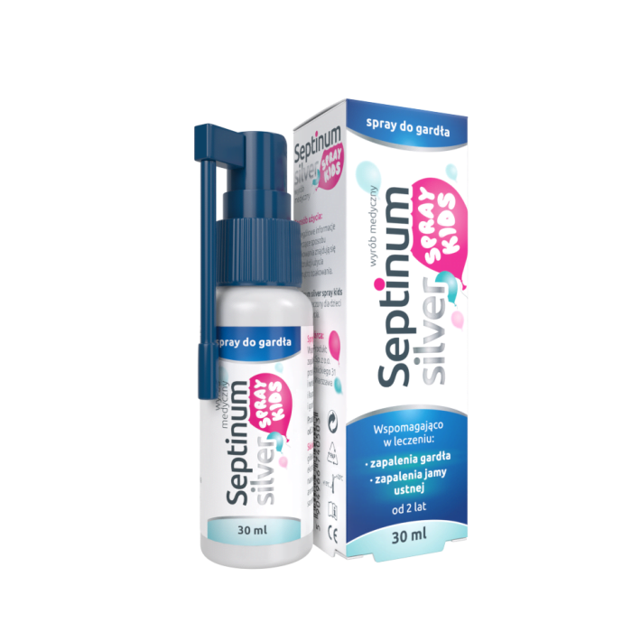 Septinum Silver Kids spray dla dzieci na ból gardła 30ml