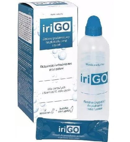 iriGO zestaw podstawowy do płukania nosa i zatok