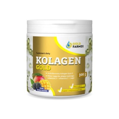 KOLAGEN GOLD Hydrolizowany kolagen w proszku 300g