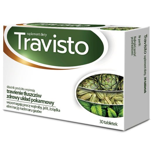 TRAVISTO trawienie tłuszczów, zdrowa wątroba 40 tabletek