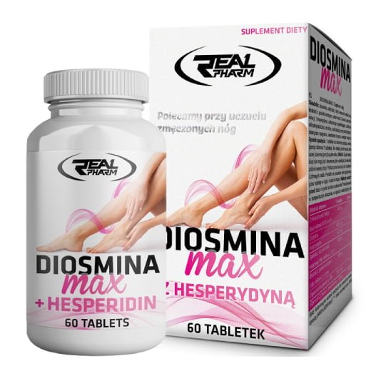 REAL PHARM Diosmina Max z hesperydyną 60 tabletek