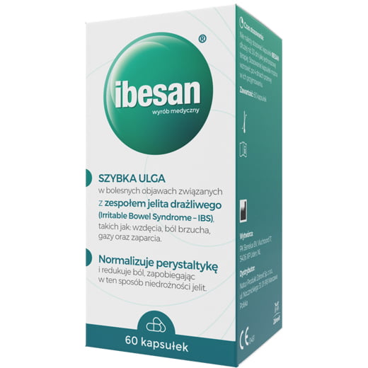 IBESAN zespół jelita drażliwego 60 kapsułek