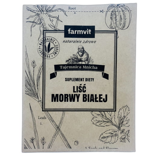 FARMVIT Tajemnica Mnicha Liść morwy białej 50g