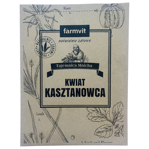 Farmvit naturalna herbatka kwiat kasztanowca