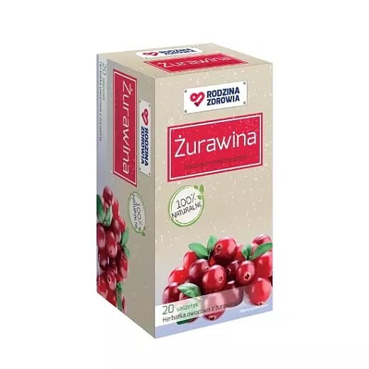 Rodzina Zdrowia Herbatka owocowa z żurawiną 20 saszetek