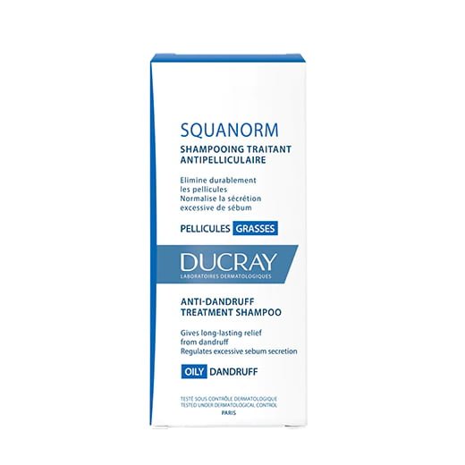 DUCRAY Squanorm Szampon przeciwłupieżowy 200ml Szampony DUCRAY Squanorm SZAMPON przeciwłupieżowy 200ml